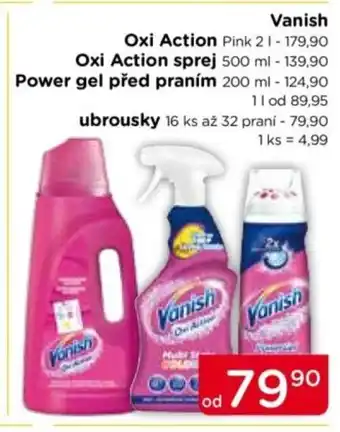 TOP drogerie Vanish Oxi Action nabídka