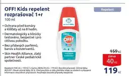 Benu OFF! Kids repelent rozprašovač 1+r nabídka