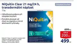 Benu NiQuitin Clear 21 mg/24 h, transdermální náplast nabídka