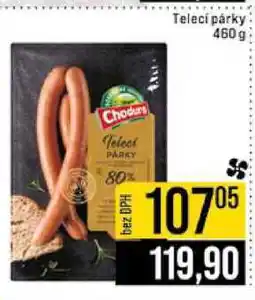 Jip Chodurs Telecí párky 460 g nabídka