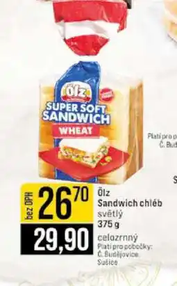 Jip Ölz Sandwich chléb světlý 375 g nabídka