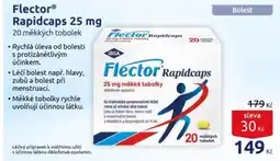 Benu FlectorⓇ Rapidcaps 25 mg nabídka