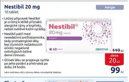 Benu Nestibil 20 mg nabídka