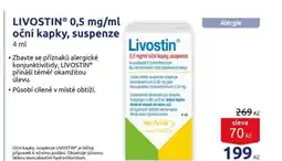 Benu LIVOSTINⓇ 0,5 mg/ml oční kapky, suspenze nabídka