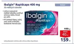 Benu Ibalgin® Rapidcaps 400 mg nabídka