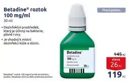 Benu BetadineⓇ roztok 100 mg/ml nabídka