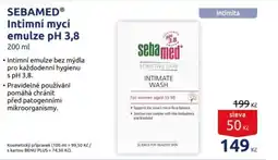 Benu SEBAMED® Intimní mycí emulze pH 3,8 nabídka