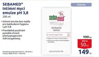 Benu SEBAMED® Intimní mycí emulze pH 3,8 nabídka