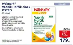 Benu Walmark® Vápník Hořčík Zinek OSTEO nabídka