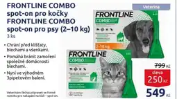 Benu FRONTLINE COMBO spot-on pro kočky FRONTLINE COMBO spot-on pro psy (2-10 kg) nabídka