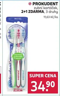Rossmann PROKUDENT zubní kartáček, nabídka