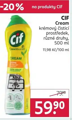 Rossmann Cif CREAM nabídka
