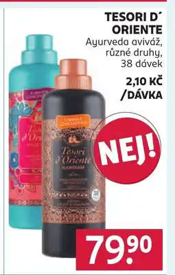 Rossmann TESORI D' ORIENTE Ayurveda aviváž, různé druhy, nabídka
