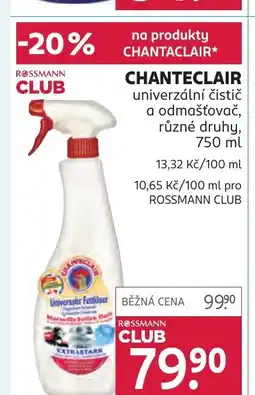 Rossmann CHANTECLAIR univerzální čistič nabídka
