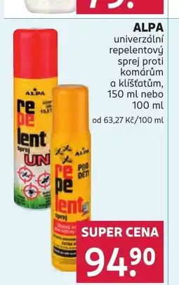 Rossmann ALPA nabídka