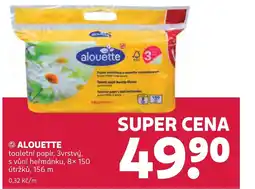 Rossmann ALOUETTE toaletní papír, 3vrstvý, nabídka