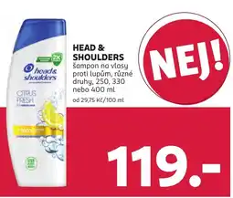 Rossmann HEAD & SHOULDERS nabídka