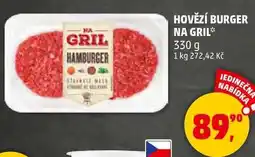 Penny Market HOVĚZÍ BURGER NA GRIL, 330 g nabídka