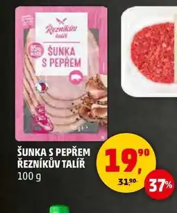 Penny Market ŠUNKA S PEPŘEM ŘEZNÍKŮV TALÍŘ, 100 g nabídka