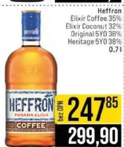 Jip Heffron Elixir Coffee 35% Elixir Coconut 32% Original 5Y0 38% Heritage 5YO 38% 0.7l nabídka