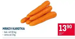 Makro Mrkev karotka nabídka