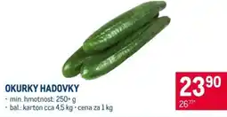 Makro Okurky hadovky nabídka