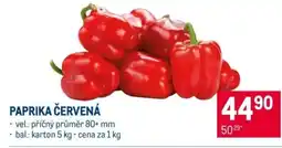 Makro Paprika červená nabídka
