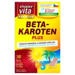 Prima Drogerie MaxiVita Premium Beta-karoten plus 30 tablet 22,8g nabídka