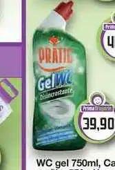 Prima Drogerie PRATIC WC gel 750ml nabídka