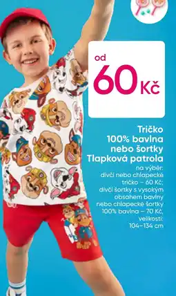 Pepco Tričko 100% bavlna nebo šortky Tlapková patrola nabídka