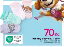 Pepco Ponožky s bavlnou 4 páry nabídka