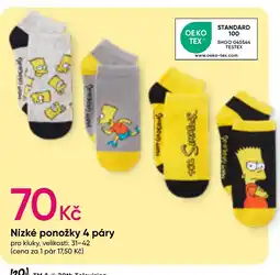Pepco Nízké ponožky 4 páry nabídka