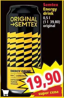 Norma Semtex Energy drink nabídka