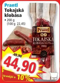 Norma Prantl Tokajská klobása nabídka