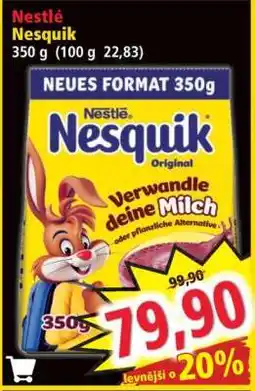 Norma Nestlé Nesquik nabídka