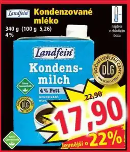 Norma Landfein Kondenzované mléko nabídka