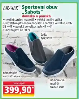 Norma Sportovní obuv „Sabots“ dámská a pánská nabídka