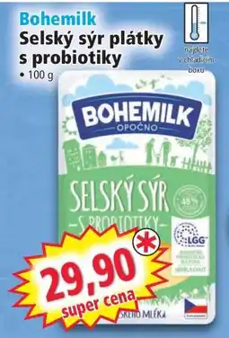 Norma Bohemilk Selský sýr plátky s probiotiky nabídka