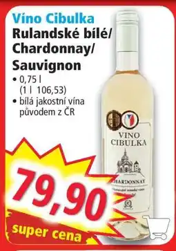Norma VÍNO CIBULKA nabídka
