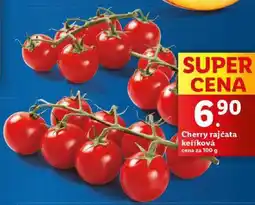 Lidl Cherry rajčata keříková, cena za 100 g nabídka