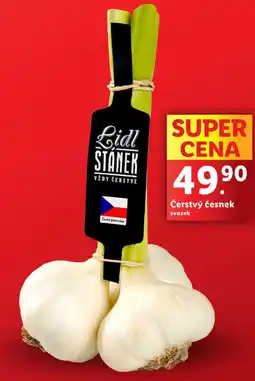 Lidl Čerstvý česnek svazek nabídka