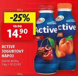 Lidl ACTIVE JOGURTOVÝ NÁPOJ, 400 g nabídka