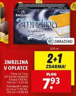 Lidl ZMRZLINA V OPLATCE, 200 ml nabídka