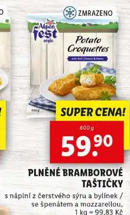 PLNĚNÉ BRAMBOROVÉ TAŠTIČKY, 600 g