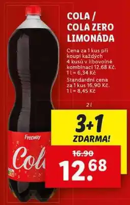 Lidl COLA/COLA ZERO LIMONÁDA, 2 l nabídka
