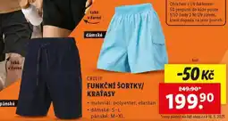 Lidl FUNKČNÍ ŠORTKY/KRAŤASY nabídka