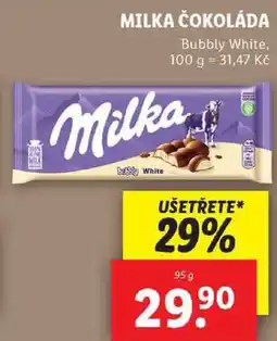 Lidl MILKA ČOKOLÁDA, 95 g nabídka