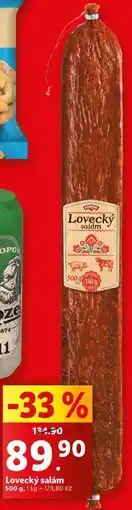 Lidl Lovecký salám, 500 g nabídka