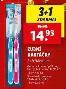 Lidl ZUBNÍ KARTÁČKY, 2 ks nabídka