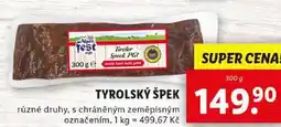 Lidl TYROLSKÝ ŠPEK, 300 g nabídka